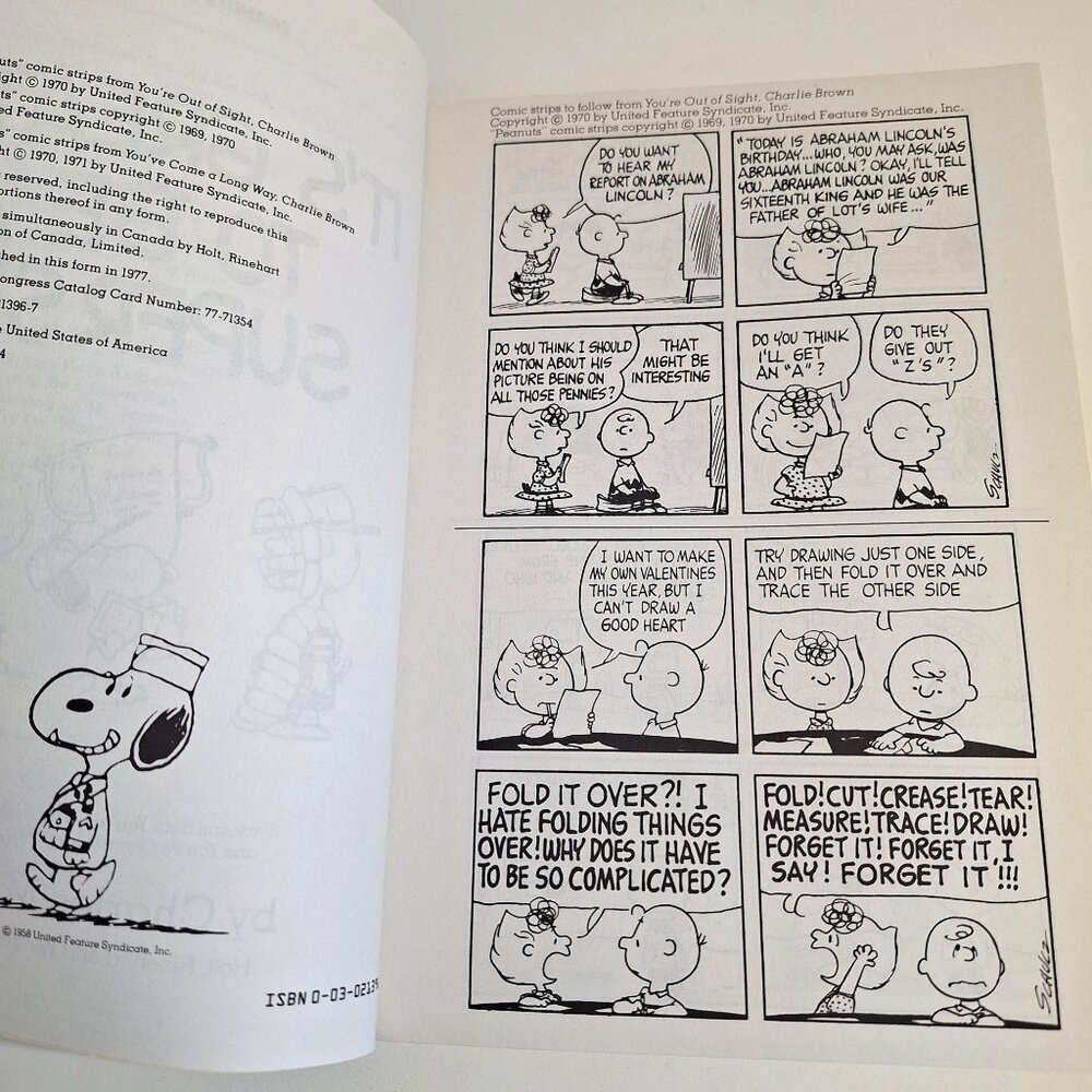 Its Great To Be A Super Star Peanuts Parade Book Charles Schulz 1979 Vintage - Picture 6 of 8
